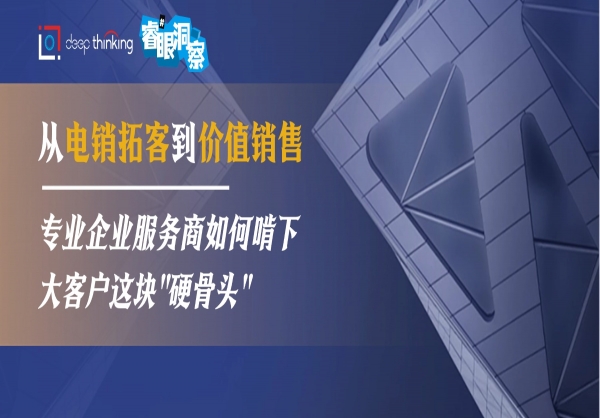 从电销拓客到价值销售：专业企业服务商如何啃下大客户这块"硬骨头"